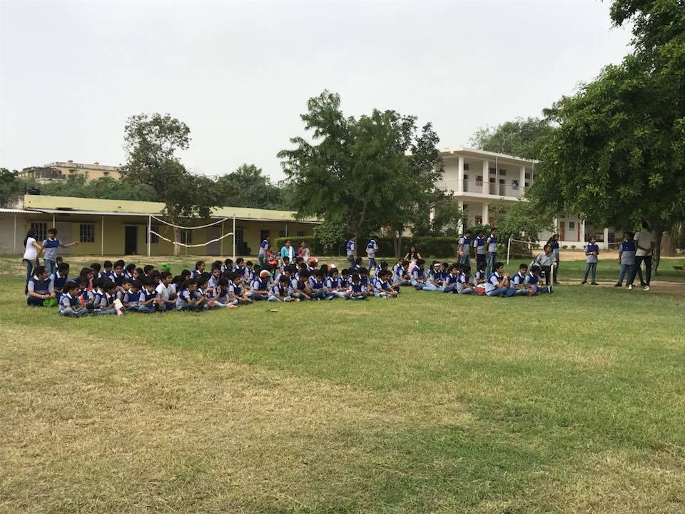 Students at Assembly — Royal Academy Alwar Campus