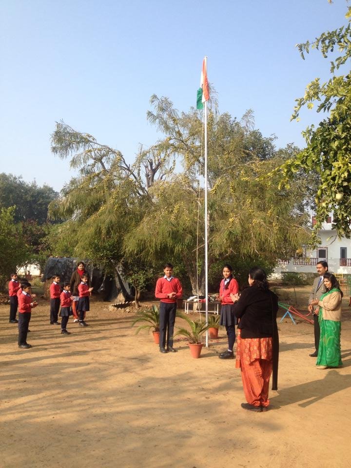 Republic Day Flag Hoisting — Royal Academy Alwar
